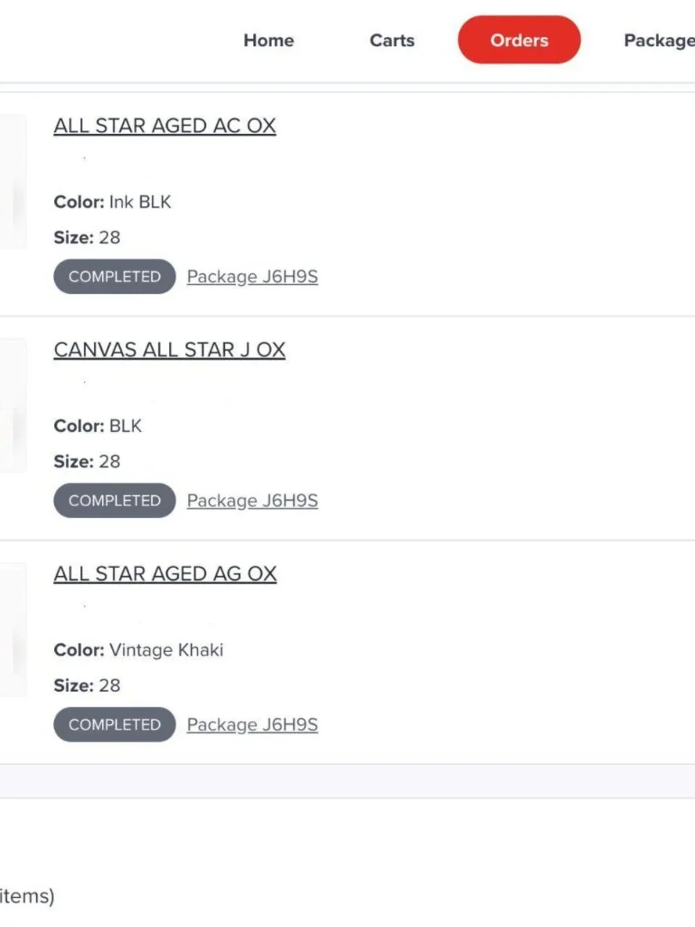 Converse Japan Aged All-Stars - Picture 6 of 7